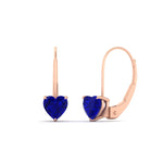Load image into Gallery viewer, 2-carat-heart-shaped-sapphire-studs-earrings-in-rose-gold-FDEAR9225HTGSABL-2.00 CT-NL-RG