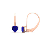 Load image into Gallery viewer, 2-carat-heart-shaped-sapphire-studs-earrings-in-rose-gold-FDEAR9225HTGSABL-2.00 CT-NL-RG
