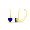 Load image into Gallery viewer, 2-carat-heart-shaped-sapphire-studs-earrings-in-yellow-gold-FDEAR9225HTGSABL-2.00 CT-NL-YG