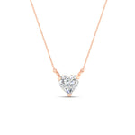 Load image into Gallery viewer, Classic Heart Solitaire Pendant