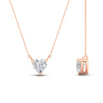 Load image into Gallery viewer, Classic Heart Solitaire Pendant