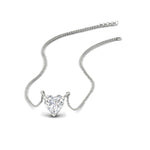 Load image into Gallery viewer, Classic Heart Solitaire Pendant
