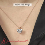 Load image into Gallery viewer, 2-carat-heart-shaped-solitare-pendant-in-rose-gold-FDPD8469HT-2-CT.jpg?v=1758612411