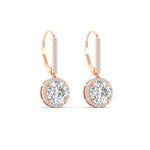 Load image into Gallery viewer, 2-carat-lever-back-round-diamond-dangle-earrings-in-rose-gold-FDEAR11235RO-2.00-CT-NL-RG.jpg