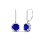 Load image into Gallery viewer, 2-carat-lever-back-round-diamond-dangle-earrings-with-sapphire-in-white-gold-FDEAR11235ROGSABL-2.00-CT-NL-WG.jpg