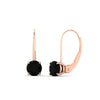 Load image into Gallery viewer, 2-carat-lever-back-solitaire-black-diamond-round-earrings-in-rose-gold-FDEAR9225ROGBLACK-2.00CT-NL-RG