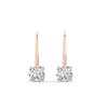 Load image into Gallery viewer, 2-carat-lever-back-solitaire-diamond-round-earrings-in-rose-gold-FDEAR9225RO-2.00CT-NL-RG