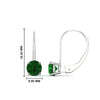 Load image into Gallery viewer, 2-carat-lever-back-solitaire-emerald-round-earrings-in-white-gold-FDEAR9225ROGEMGR-2.00CT-NL-WG