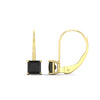 Load image into Gallery viewer, 2-carat-lever-back-stud-square-black-onyx-earrings-in-yellow-gold-FDEAR9225PRGBLACK-2.00CT-NL-YG