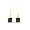 Load image into Gallery viewer, 2-carat-lever-back-stud-square-black-onyx-earrings-in-yellow-gold-FDEAR9225PRGBLACK-2.00CT-NL-YG