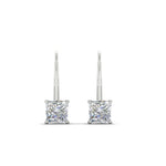 Load image into Gallery viewer, 2-carat-lever-back-stud-square-diamond-earrings-in-white-gold-FDEAR9225PR-2.00CT-NL-WG
