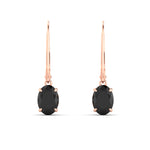 Load image into Gallery viewer, 2-carat-leverback-oval-drop-dangle-black-diamond-earrings-in-rose-gold-fdear11236ovgblackangle2-2.00ct-nl-rg.jpg?v=1765455495