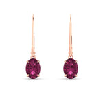 Load image into Gallery viewer, 2-carat-leverback-oval-drop-dangle-pink-sapphire-earrings-in-rose-gold-fdear11236ovgsadrpiangle2-2.00ct-nl-rg.jpg?v=1765455495