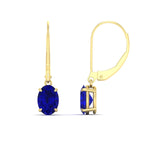 Load image into Gallery viewer, 2-carat-leverback-oval-drop-dangle-sapphire-earrings-in-yellow-gold-fdear11236ovgsablangle4-2.00ct-nl-yg.jpg?v=1765455495