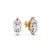 Load image into Gallery viewer, Marquise Diamond 6 Prong Stud Earrings Half Carat