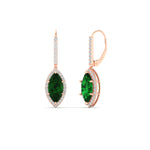Load image into Gallery viewer, 2-carat-marquise-diamond-halo-dangle-earrings-with-emerald-in-rose-gold-FDEAR11235MQGEMGRANGLE1-2.00CT-NL-RG.jpg