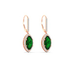 Load image into Gallery viewer, 2-carat-marquise-diamond-halo-dangle-earrings-with-emerald-in-rose-gold-FDEAR11235MQGEMGRANGLE1-2.00CT-NL-RG.jpg
