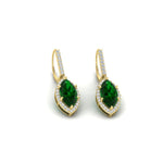 Load image into Gallery viewer, 2-carat-marquise-diamond-halo-dangle-earrings-with-emerald-in-yellow-gold-FDEAR11235MQGEMGRANGLE1-2.00CT-NL-YG.jpg