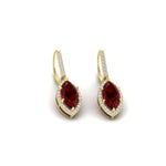 Load image into Gallery viewer, 2-carat-marquise-diamond-halo-dangle-earrings-with-ruby-in-yellow-gold-FDEAR11235MQGRUDRANGLE1-2.00CT-NL-YG.jpg