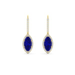 Load image into Gallery viewer, 2-carat-marquise-diamond-halo-dangle-earrings-with-sapphire-in-yellow-gold-FDEAR11235MQGSABLANGLE1-2.00CT-NL-YG.jpg