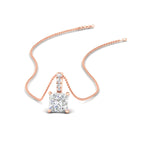 Load image into Gallery viewer, 2-carat-pave-bail-pendant-princess-cut-diamond-in-rose-gold-fdpd11636prsleep-7.00mm-nl-rg.jpg?v=1769773610