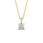 Load image into Gallery viewer, 2-carat-pave-bail-pendant-princess-cut-diamond-in-yellow-gold-fdpd11636prangle1-7.00mm-nl-yg.jpg?v=1769773610