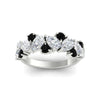 Load image into Gallery viewer, 2-carat-pear-and-round-black-diamond-ring-wedding-band-in-white-gold-FD9174BGBLACKANGLE5-2.00CT-NL-WG