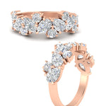 Load image into Gallery viewer, 2-carat-pear-and-round-diamond-ring-wedding-band-in-rose-gold-FD9174BANGLE3-2.00CT-NL-RG