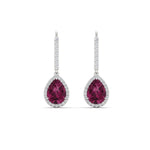 Load image into Gallery viewer, 2-carat-pear-shape-pink-sapphire-with-halo-diamond-lever-back-earrings-in-white-gold-FDEAR-11235PEGSADRPIANGLE1-2.00CT-NL-WG.jpg