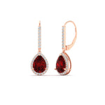 Load image into Gallery viewer, 2-carat-pear-shape-ruby-with-halo-diamond-lever-back-earrings-in-rose-gold-FDEAR-11235PEGRUDRANGLE1-2.00CT-NL-RG.jpg
