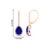Load image into Gallery viewer, 2-carat-pear-shape-sapphire-with-halo-diamond-lever-back-earrings-in-rose-gold-FDEAR-11235PEGSABLANGLE1-2.00CT-NL-RG.jpg