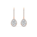 Load image into Gallery viewer, 2-carat-pear-shape-with-halo-diamond-lever-back-earrings-in-rose-gold-FDEAR-11235PEANGLE1-2.00CT-NL-RG.jpg