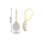 Load image into Gallery viewer, 2-carat-pear-shape-with-halo-diamond-lever-back-earrings-in-yellow-gold-FDEAR-11235PEANGLE1-2.00CT-NL-YG.jpg