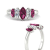 Load image into Gallery viewer, 2-carat-pink-sapphire-marquise-classic-wedding-band-5-stone-in-white-gold-fdwb8008mqgsadrpiangle3-2.00ct-nl-wg.jpg