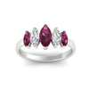 Load image into Gallery viewer, 2-carat-pink-sapphire-marquise-classic-wedding-band-5-stone-in-white-gold-fdwb8008mqgsadrpiangle5-2.00ct-nl-wg.jpg