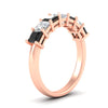 Load image into Gallery viewer, 2-carat-princess-cut-7-black-diamond-anniversary-band-in-rose-gold-fdwb8008prblackangle2-2.00ct-nl-rg.jpg