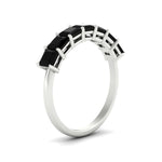 Load image into Gallery viewer, 2-carat-princess-cut-7-black-diamond-anniversary-band-in-white-gold-fdwb179prgblackangle2-2.00ct-nl-wg.jpg