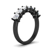 Load image into Gallery viewer, 2-carat-princess-cut-7-diamond-anniversary-band-in-black-gold-fdwb8008prangle2-2.00ct-nl-bg.jpg