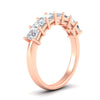 Load image into Gallery viewer, 2-carat-princess-cut-7-diamond-anniversary-band-in-rose-gold-fdwb8008prangle2-2.00ct-nl-rg.jpg