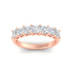 Load image into Gallery viewer, 2-carat-princess-cut-7-diamond-anniversary-band-in-rose-gold-fdwb8008prangle5-2.00ct-nl-rg.jpg