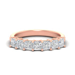Load image into Gallery viewer, 2-carat-princess-cut-7-diamond-anniversary-band-in-rose-gold-fdwb8008prsleep-2.00ct-nl-rg.jpg