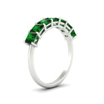 Load image into Gallery viewer, 2 Carat Princess Cut 7 Diamond Wedding Band