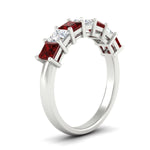 Load image into Gallery viewer, 2-carat-princess-cut-7-ruby-anniversary-band-in-white-gold-fdwb8008prgrudrangle2-2.00ct-nl-wg.jpg