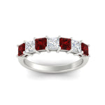 Load image into Gallery viewer, 2-carat-princess-cut-7-ruby-anniversary-band-in-white-gold-fdwb8008prgrudrangle5-2.00ct-nl-wg.jpg