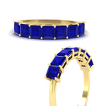 Load image into Gallery viewer, 2 Carat Princess Cut 7 Diamond Wedding Band