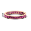 Load image into Gallery viewer, 2-carat-princess-cut-channel-set-pink-sapphire-wedding-band-in-rose-gold-FDEWB160PRBGSADRPI-2.00CT-NL-RG-HW.jpg?v=1766128416