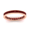 Load image into Gallery viewer, 2-carat-princess-cut-channel-set-ruby-wedding-band-in-rose-gold-FDEWB160PRBGRUDRANGLE5-2.00CT-NL-RG.jpg?v=1766128416