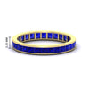 Load image into Gallery viewer, 2-carat-princess-cut-channel-set-sapphire-wedding-band-in-yellow-gold-FDEWB160PRBGSABL-2.00CT-NL-YG-HW.jpg?v=1766128416
