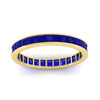 Load image into Gallery viewer, 2-carat-princess-cut-channel-set-sapphire-wedding-band-in-yellow-gold-FDEWB160PRBGSABLANGLE5-2.00CT-NL-YG.jpg?v=1766128416