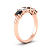 Load image into Gallery viewer, 2-carat-princess-cut-five-stone-black-diamond-anniversary-ring-in-rose-gold-fdwb8008prblackangle2-2.00ct-nl-rg.jpg